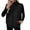 Black, variant on QIYAGBSA Quilted Puffer Vest for Women Stand Collar Full Zip Lightweight Sleeveless Fall Winter Warm Coats with Ribbed Hem and Side Pockets
