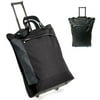 Traveler's Choice Travel/Luggage Case (Rolling Tote) Travel Essential, Black