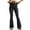 Black, variant on Women's Denim High Waisted Pants Stretchy Jeggings Trendy Casual Flared Jeans Pull On Pants with Pockets