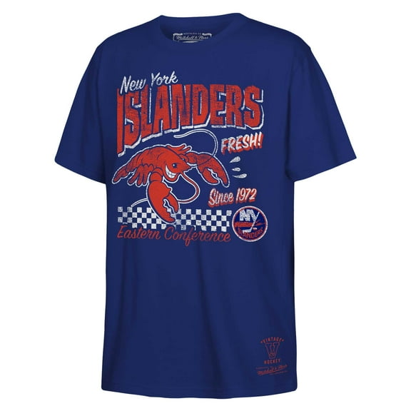 Youth Mitchell & Ness Royal New York Islanders Concession Stand T-Shirt