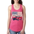thumbnail image 2 of Wild Bobby Ford Shelby Vintage USA Country Plate Women Racerback Tank Top, 2 of 6