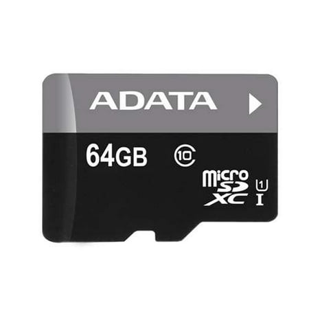 ADATA 64GB UHS-I Class 10 MicroSDXC Card with