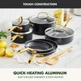 thumbnail image 4 of GreenPan 12-Piece Swift Cookware Set, Ceramic Nonstick, Dishwasher & Oven Safe, Stainless Steel Handles, 4 of 10