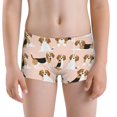 thumbnail image 5 of Yiaed Beagle Dog On Brown Print Boys' Boxer Briefs Cotton Casual Stretch Comfort Boys Boxers - Kids Boxer Briefs Underwear for Boys (6-18)-Large, 5 of 5