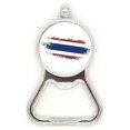 thumbnail image 1 of Thai Bangkok Thailand Flag Art Illustration Acero inoxidable Metal cerveza tapa sacacorchos, 1 of 3