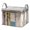 Grey, variant on sunsanly Multifunctional Storage Box Foldable Book Box with Handle Zipper Closure Waterproof Toy Box Transparent Storage Case
