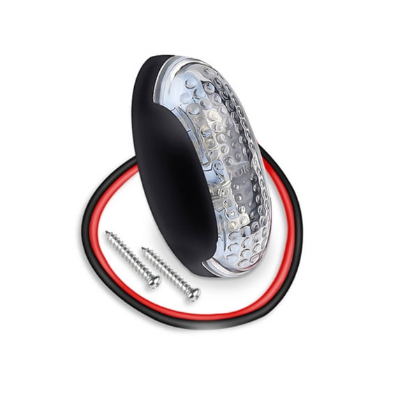 Kenally Reutilizable 10X Luces de liquidación Indicadores de luz de marcador lateral profesional Lámpara Durable Color Camión Advertencia RV Lámparas Bombillas para automóviles Luz roja Kenally VI017192-03