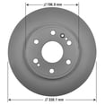 thumbnail image 6 of Front Brake Rotor for Cadillac Escalade ESV Chevrolet Tahoe Goodyear 2144236GY, 6 of 6
