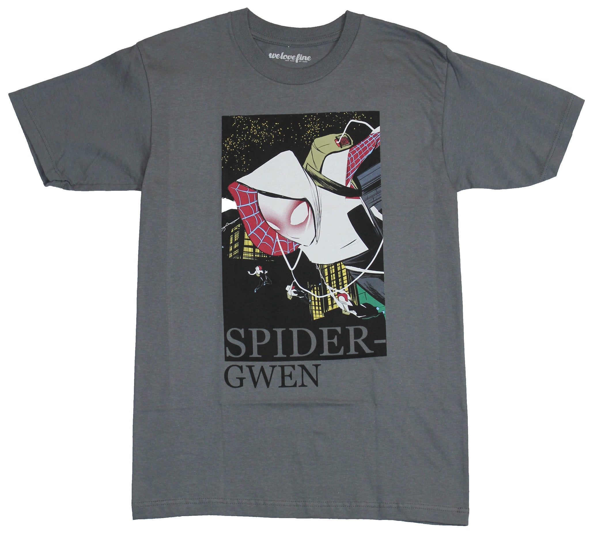 In My Parents Basement - Spider-Gwen (Marvel Comics) Mens T-Shirt ...