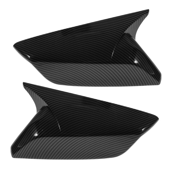 Reemplazo de tapa de espejo lateral izquierdo y derecho ABS negro para Chevrolet Malibu 2016-2020 Ox Horn