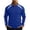 Blue, variant on Stand Collar Track Jackets for Men Full Zip Breathable Stretchy Flex Running Outdoor Tops Workout Relaxed Fit Daily Comfort Training Coats