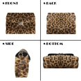 thumbnail image 5 of Pzuqiu Leopard Print Women Leather Crossbody Bag Compact Practical Quilted Leather Crossbody Purse for Women Casual Shoulder Bag with Chain Strap for Daily Use, 5 of 7