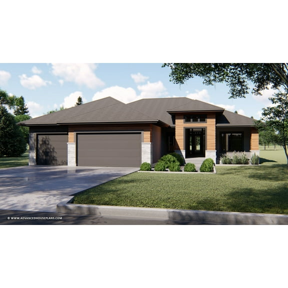 Advanced House Plans: Builder Ready Blueprints | Sunset Ridge 29675 | 1 Story Plan