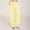 Yellow, variant on Women's Cotton Linen Palazzo Pants Drawstring Elastic Waist Casual Wide Leg Long Lounge Trousers with Pockets Yellow