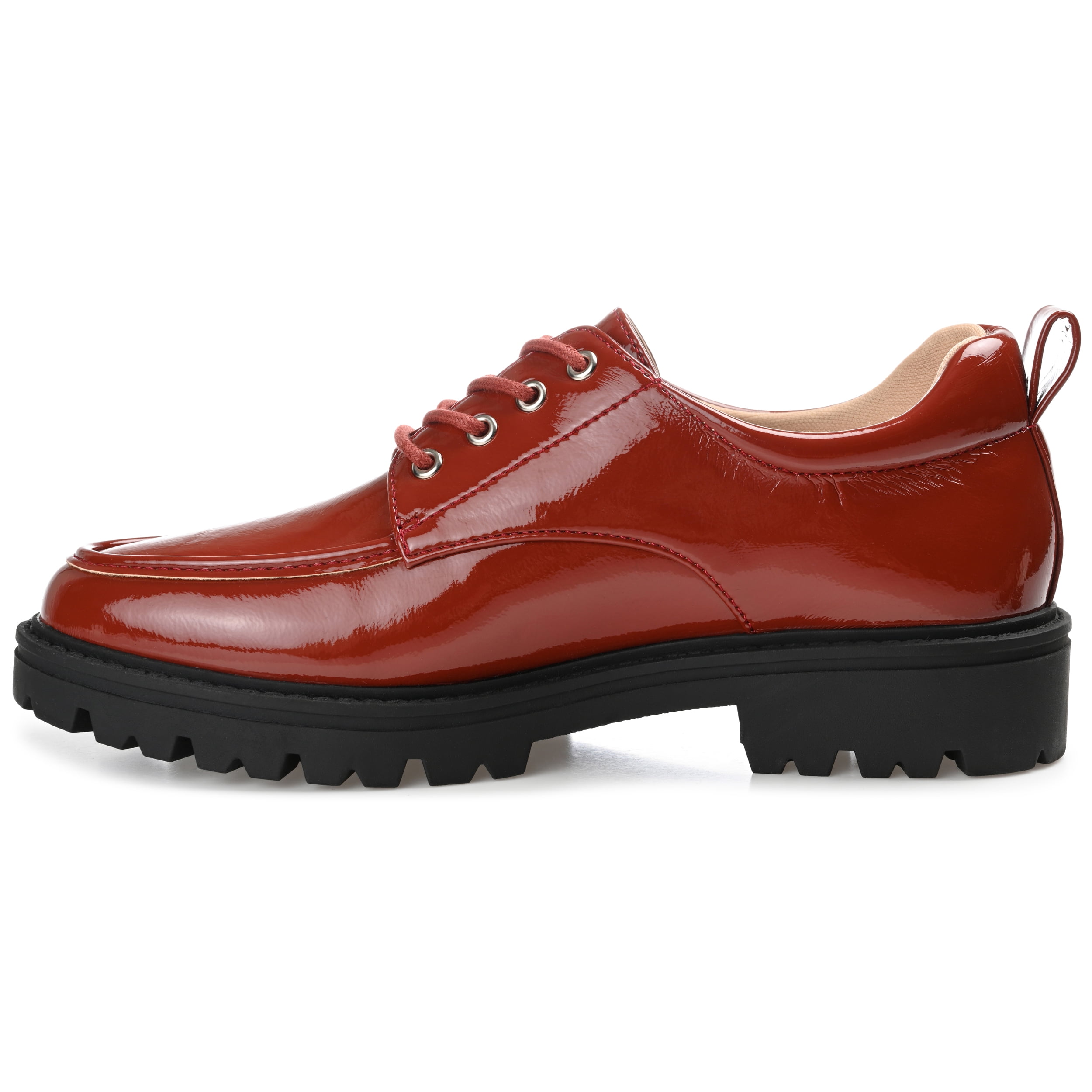 Journee Womens Zina Almond Toe Lace-up Oxford, Widths Available