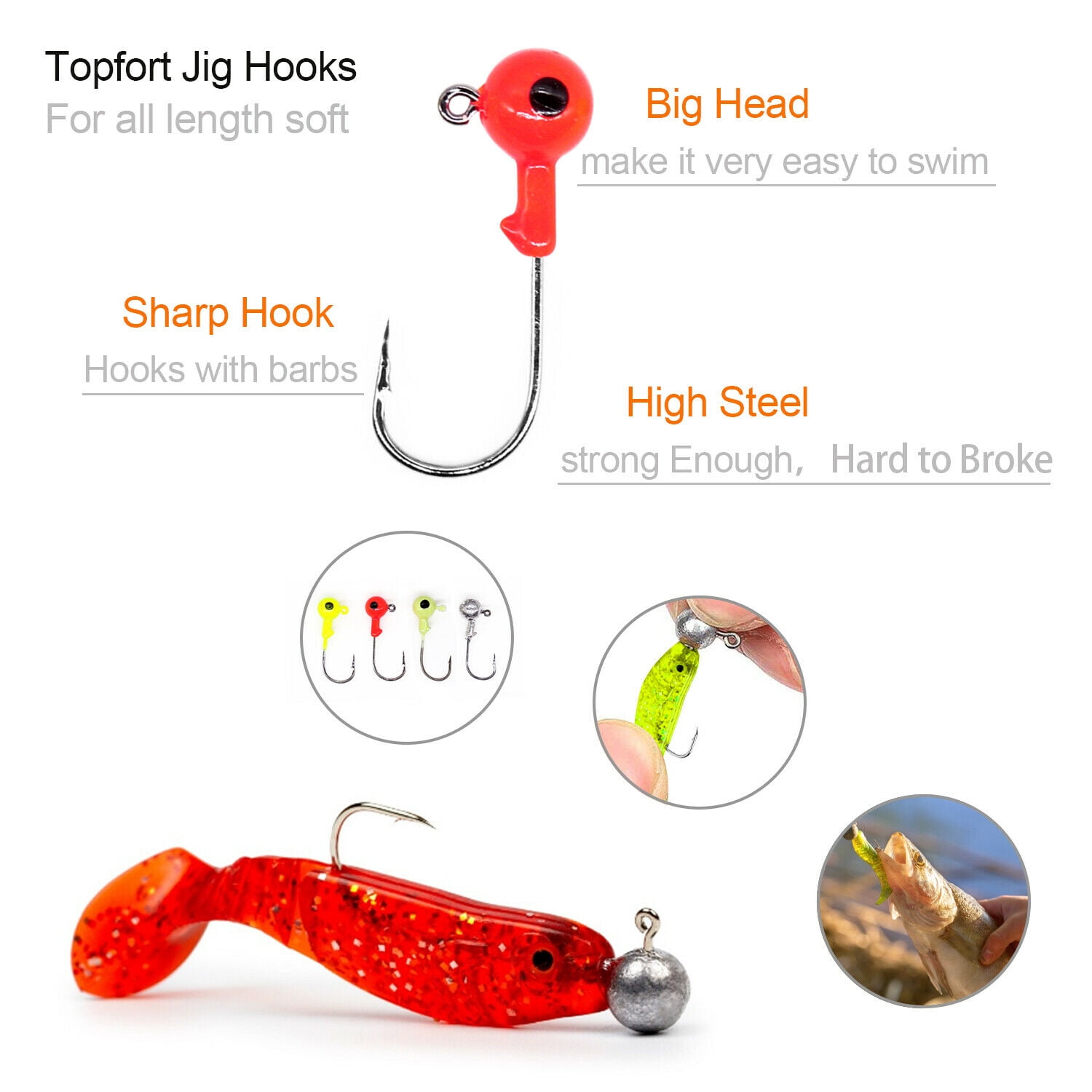【188PCS】Fishing Accessories Kit set with Tackle Box Pliers Jig Hooks Swivels US