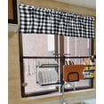 thumbnail image 2 of Kitchen Curtains Valances Window Valances Buffalo Check Farmhouse Curtains for Living Room 16" x 52" 2Packs, 2 of 7