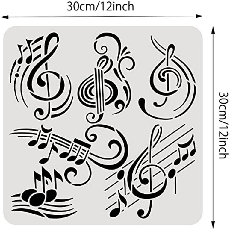 1pc Music Themed Plastic Stencil Music Note Five Line Score Templates Drawing Painting Stencils - Walmart.com 1pc-music-themed-plastic-stencil-music-note-five-line-score-templates-drawing-painting-stencils-walmart-com