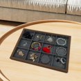 thumbnail image 2 of Yazoeia Jewelry Storage Tray Showcase Multipurpose Divided Jewelry Container Jewelry Case for Anklet Rings Earring Necklace Bracelet, 12 grid CJB12-1774, 2 of 7