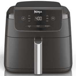 Ninja Foodi XL 4 in 1 Dual Air Fryer with DualZone Tech 8 qt Double Basket Black DZ100 Walmart