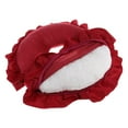 thumbnail image 3 of Table de Massage Spa Douce Coussin de Visage Coussin de Tête de Cou Voyage Rouge, 3 of 9