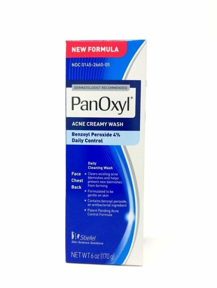 Panoxyl 4 Benzoyl Peroxide Acne Foaming Face Wash 4 Benzoyl Peroxide