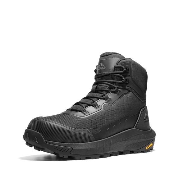 NORTIV 8 Composite Toe Boots for Men ASTM F2413-24 Safety Work Boots Lightweight Anti-Fatigue Non-Slip with Zipper for Warehouse Construction, Terrascope-nano