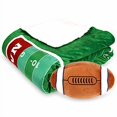 thumbnail image 2 of Posh Home Sports Field Game Microplush Reversible Sherpa Interactive Throw & Pillow Gift Set (Football), 2 of 4