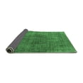 thumbnail image 2 of Ahgly Company Indoor Square Oriental Emerald Green Industrial Area Rugs, 6' Square, 2 of 4