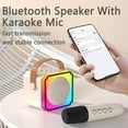 thumbnail image 4 of BotaniNest Glistenwing Mini Karaoke Glistenwing Mini Karaoke Machine With Voice Changer Mini Karaoke Machine Voice Changer Mini Karaoke Machine With 2 Wireless Microphones And Voice Change, 4 of 7