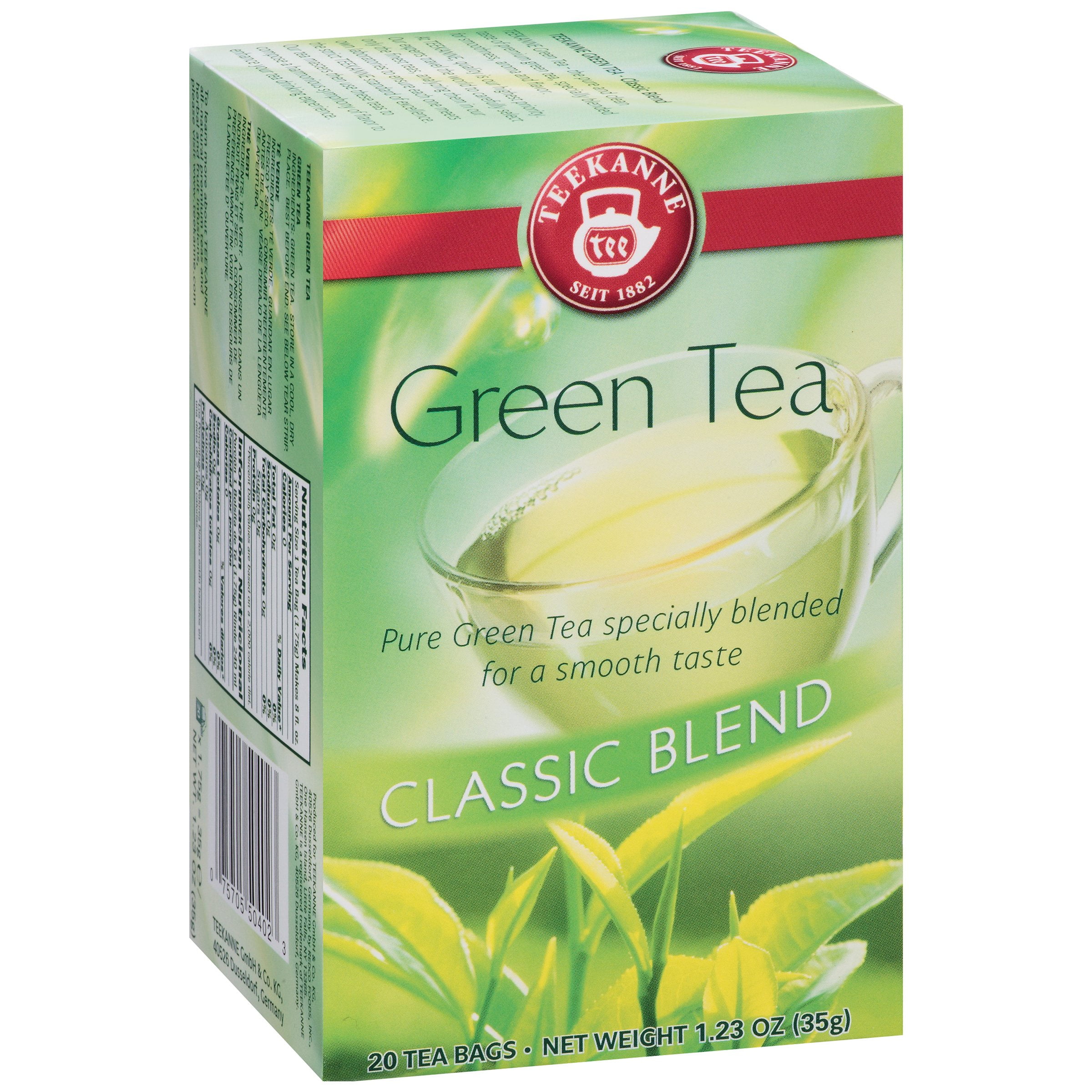 Lipton Green Tea, Caffeinated, Tea Bags 40 Count Box - Walmart.com
