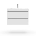 thumbnail image 5 of Vanity Art 24" Single Sink Wall Mount Bathroom Vanity Set with Engineered Stone Top, 5 of 9