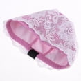 thumbnail image 3 of PU Gorro de encaje impermeable Gorro de natación Gorro de natación Sombrero de natación Rosado, 3 of 9
