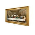 thumbnail image 2 of DECORARTS - The Last Supper by Leonardo Da Vinci Giclee Reproducation, Giclee Prints Acid Free Cotton Canvas with Matching Gold Solid Wooden Frame. Total Framed Size: 34.5" W x 20.5" H, 2 of 7