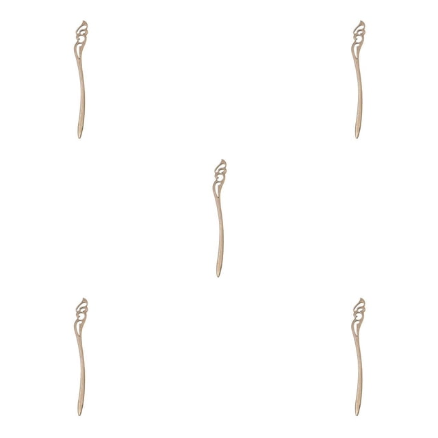 Qarigey Marcador de página de aleación de señal colgante para hacer libros, accesorios para hacer joyas, herramientas de estilismo, Bronce antiguo 5piezas