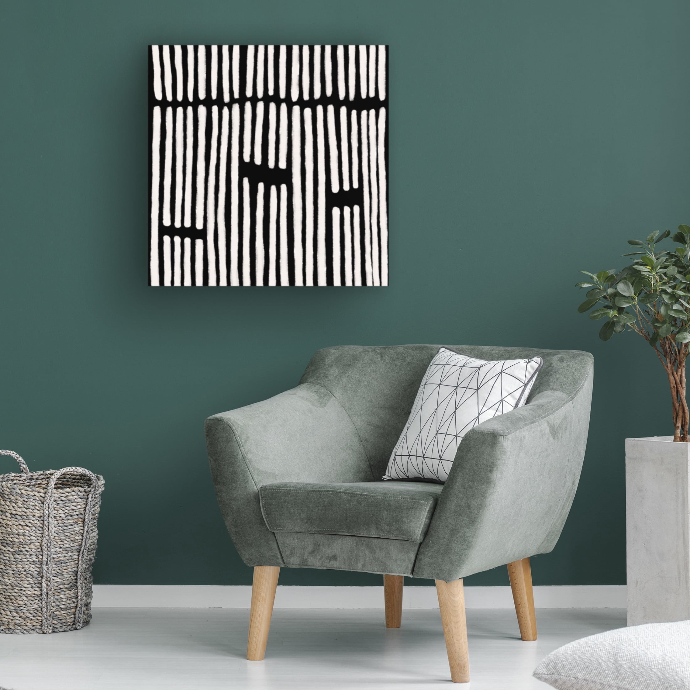 Canvas Wall Art - Regina Moore 'Dizziness II' Wall Art for Living Room, Bedroom, or Office Décor by Trademark Fine Art - 18 x 18 Inches
