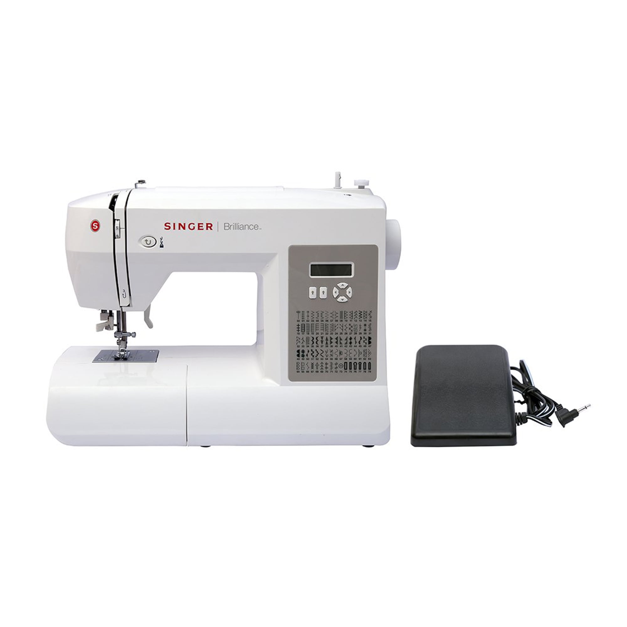 Singer Brilliance 6180 Sewing Machine with 180 Stitches and One-Step Buttonhole