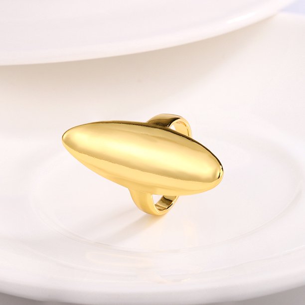 Anillos de joyería de calidad de lujo de Plata de Ley 925 para mujer, superficie curva geométrica, accesorios de boda, joyería para alergias