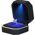 thumbnail image 2 of Typpkmm LED Jewelry Ring with Box Velvet Rubber Necklace Pendant 1 Pcs, 2 of 7