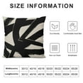 thumbnail image 5 of Nawypu  Black and Beige Geometric Modern Abstract Neutral Art Throw Pillow Cover, Abstarct Art Throw Pillow Case Home Living Room Decor,Women Gifts, 5 of 5