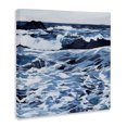 thumbnail image 3 of Stupell Industries Coastal Blue Coastal Waves Canvas Art, 24 x 24, by Melissa Wang, 3 of 8