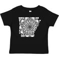thumbnail image 3 of Inktastic Arkansas Silhouette Mandala Boys or Girls Baby T-Shirt, 3 of 5
