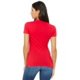 thumbnail image 2 of BELLA+CANVAS T-Shirt à Manches Courtes Col en V Profond pour Femmes, 2 of 3