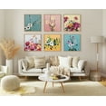 thumbnail image 6 of Kate and Laurel Sylvie It Could Have Gone Two Ways They Said Framed Canvas Wall Art by Emma Daisy, 22x22 Natural, Simple Floral Botanical Wall Décor, 6 of 6