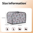 thumbnail image 5 of Fotbe I Love USA for Two Slice Toaster Cover, Fingerprint Protector, Super Soft Appliance Cover And Dust Cover,Bread Dust Cover & Fingerprint Protection, 5 of 7