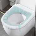 thumbnail image 4 of Clearance Toilet Seat Riser Household Universal Toilet Seat Thickened With Handle Winter Toilet Ring Washable Sets Wear Knitted Toilet Seat, 4 of 7