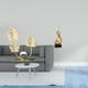 thumbnail image 2 of Figura abstracta de fuego, estatua de metal con flores y hojas, escultura de resina de hierro con detalles vívidos, ideal para regalar, decoración del, 2 of 8