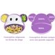 thumbnail image 4 of Platos de silicona para bebés, niños pequeños y niños, con fuerte succión, sin BPA, aprobados para lavavajillas y microondas (púrpura), 4 of 5