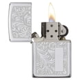 thumbnail image 4 of Encendedor Zippo 352 Venetian High Polish Chrome de Laton a Prueba de Viento, 4 of 5