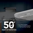 thumbnail image 5 of Broan-NuTone 30" Under Cabinet Rangehood, ENERGY STAR, 350 Max Blower CFM, Stainless Steel, 5 of 6